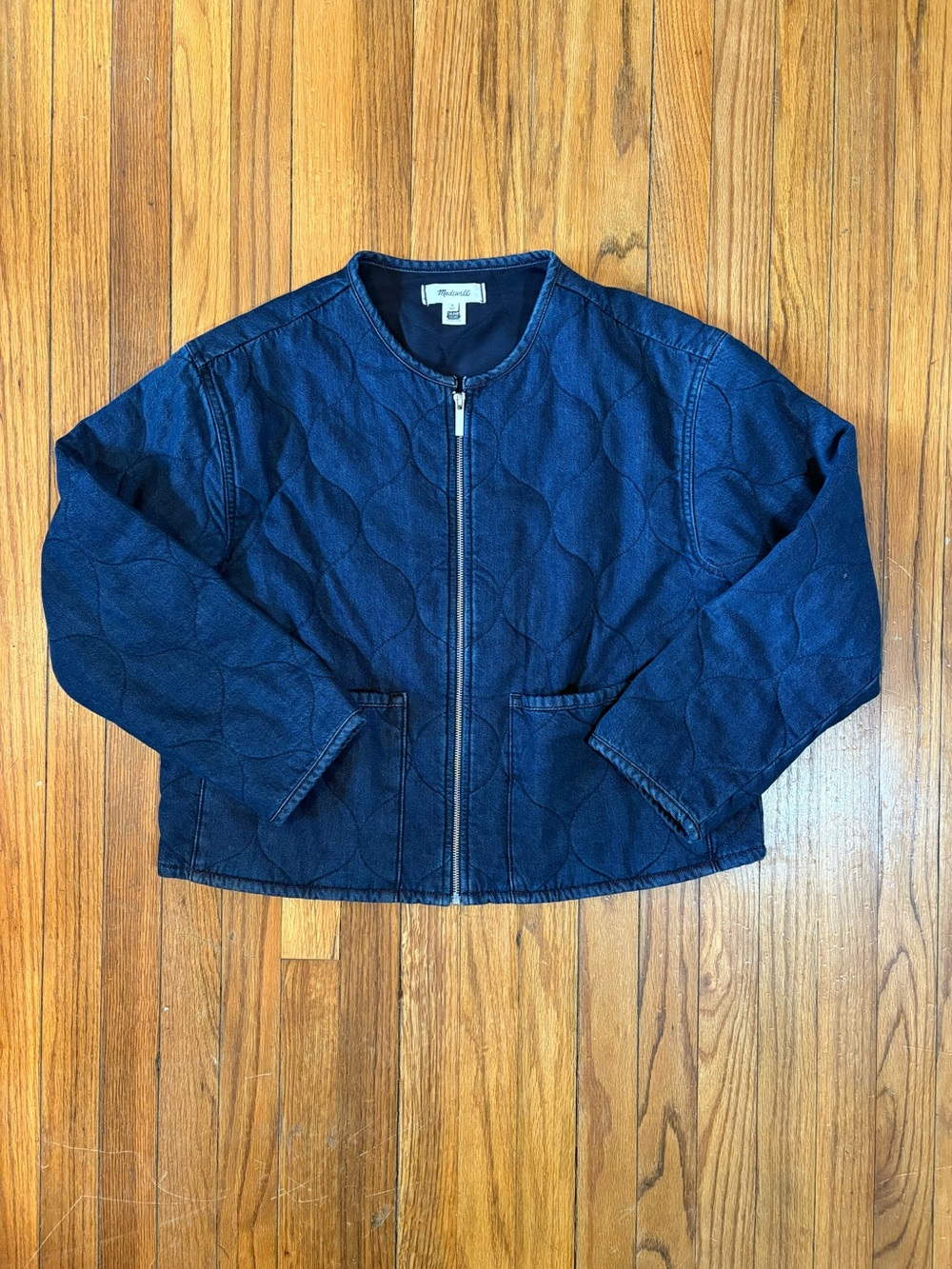 Madewell Quilted Denim Jacket - Women’s Size Medium - Picture 2 of 8